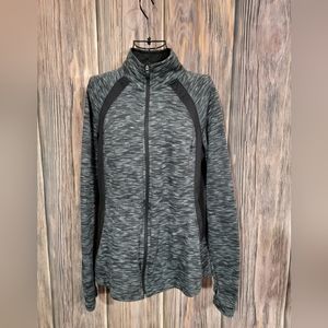 Gray workout sweater